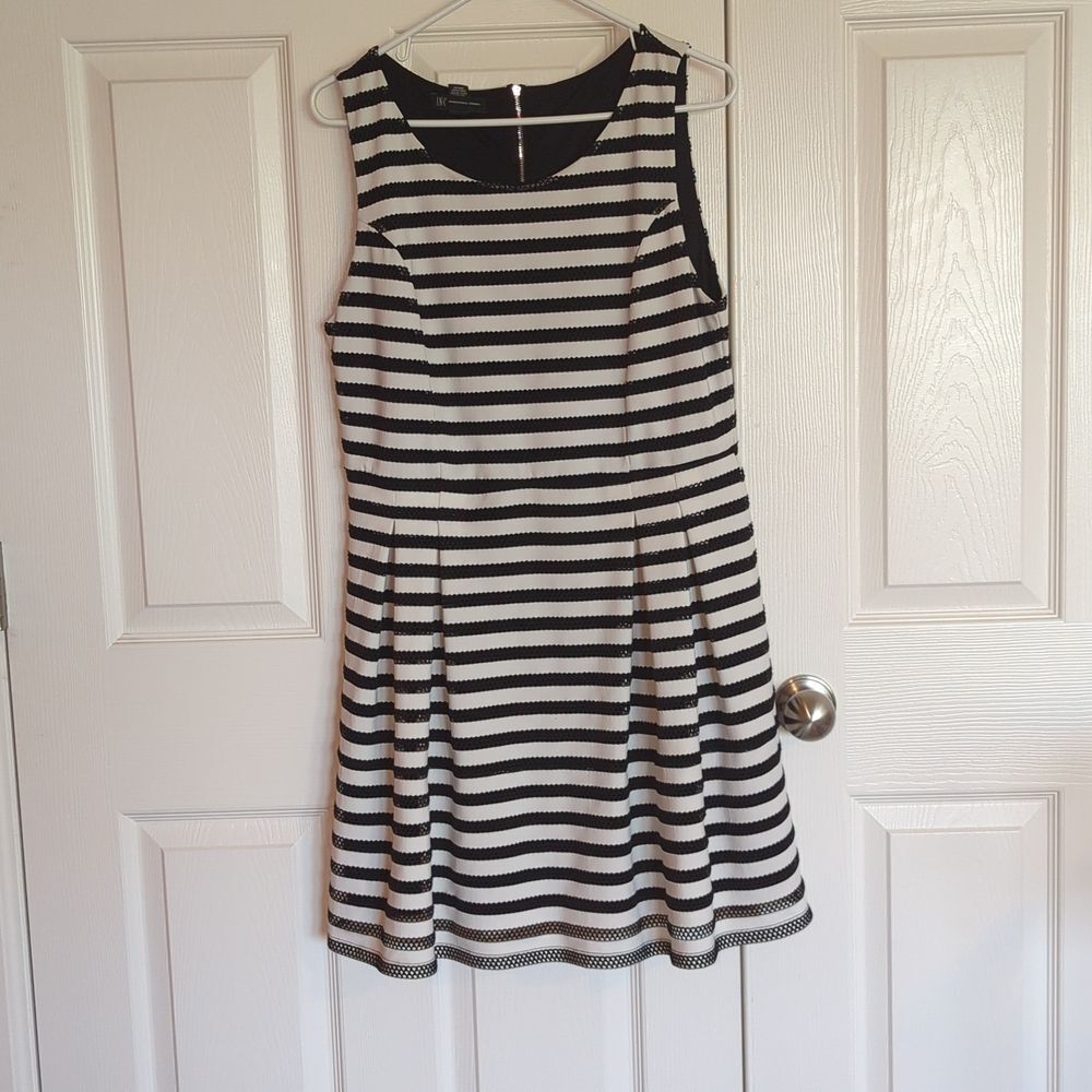 INC dress black and white size XL